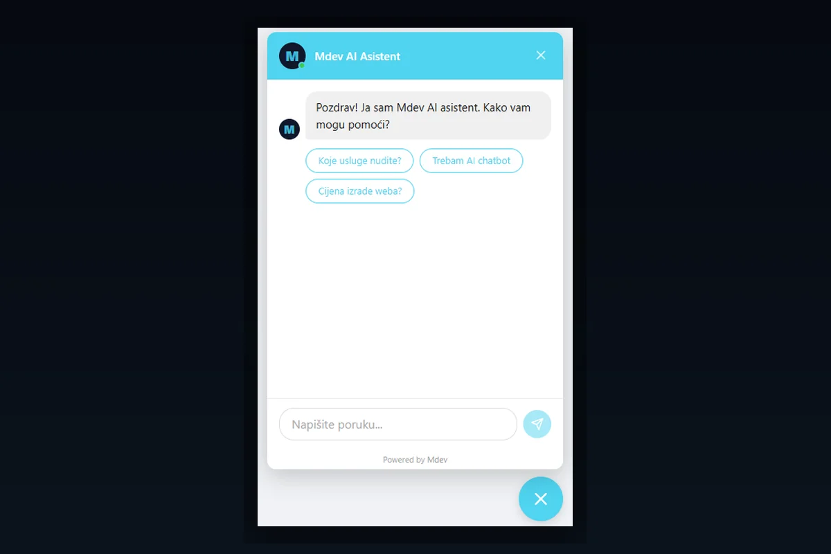 Chat Widget - AI chatbot